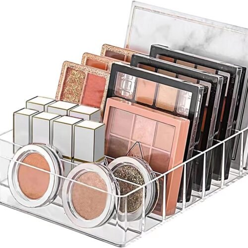 Clear Acrylic 7 Slot Palette Organiser for Vanity