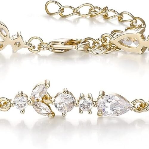 Cubic Zirconia Tennis Bracelet with Classic Simple Modern Design