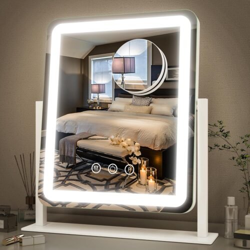 38 x 32 cm LED Vanity Mirror with 3 Colour Touch Dimming